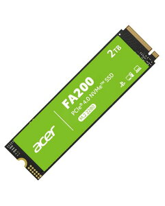 AcerM.2SSD2TBFA200NVMe1.42280PCIeGen4x4������(�ő�ǂݍ���:7200MB/s�A�ő发������:6200MB/s)����SSDPS5/PS5Pro����m�F�ςݍ��ϋv3DNAND