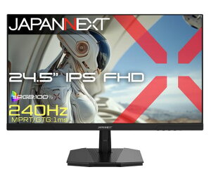 �yEC�T�C�g����zJAPANNEXT 24.5�C���` IPS�p�l������ 240Hz/1ms(GTG:OD��/MPRT)�Ή� �t��HD(1920x1080)�𑜓x �Q�[�~���O���j�^�[ JN-i245G240F HDMI2.1 DP sRGB:100%
