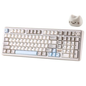 YUNZIIB98PROQMK/VIA���C�����X���J�j�J���Q�[�~���O�L�[�{�[�h�e���L�[�t��96%���C�A�E�g�����L�m�u�t��BT/2.4G/USB-C�ڑ������ς݃X�C�b�`�z�b�g�X���b�v�Ή��J�X�^���K�X�P�b�gRGB�o�b�N���c