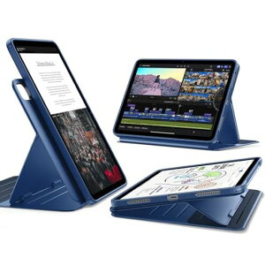 ESRiPadAir13�C���`�P�[�X(M4/M3/M2�A2026/2025/2024)��p��O���\�ȃ}�O�l�b�g�J�o�[�t����]���P�[�X�c����/�������X�^���h9�i�K�̊p�x���߉\PencilPro/USB-C���S�Ή�Shift�V���[�Y