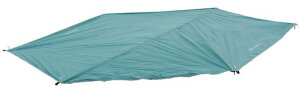 リュックに入るグランドシートにも使えるヘキサタープ六角形緑360cmX280cm【グリーン】