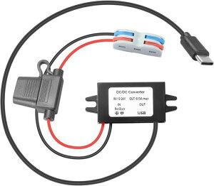 YABOANGDC/DCTYPE-C|[g12/24V~5VDC/DCdRo[^[A~Ro[^[8-32V~5V3A15WMAXԁALEDCgAgbNAc[Ȃǂ12vTYPE-Cϊ~