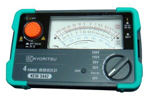 �����d�C�v�� (KYORITSU) �L���[���O 4�����W�≏��R�v (25V/50V/125V/250V) model.3442