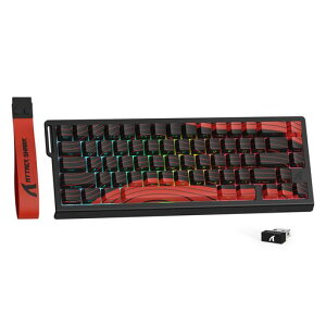 ATTACKSHARKX68PROHE���s�b�h�g���K�[�L�[�{�[�h��������3���[�h�ڑ�2.4GBluetoothUSB-C�L��8KHZ�Q�[�~���O�L�[�{�[�h���s�b�h�g���K�[�����\�ȃA�N�`���G�[�V��������RT0.01mm