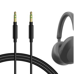 Geekria �P�[�u�� �݊��� �I�[�f�B�I�R�[�h �\�j�[ Sony WH-1000XM6 ULT Wear WH-1000XM5 WH-1000XM4 WH-XB910N WH-CH720N �w�b�h�z���P�[�u���A3.5mm �ɓK������ 1.2m