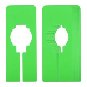 PATIKIL洋服仕分け用クローゼット仕切り10個セット長方形クローゼット衣類棚サイズ仕分け用ラベルなし仕切り緑