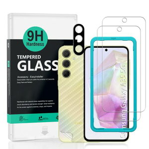 Ibywind �Ή� Samsung Galaxy A35 5G �K���X�t�B���� 2 ���ی�t�B���� �K�C�h�g�t�� �����Y�J�o�[(1��)�w�ʃV�[�g(1��) ���菝�h�~�ϏՌ��d�x 9H�����K���X�t�B�����y���炩�Ȏ�G��z�y�C�A�[���c