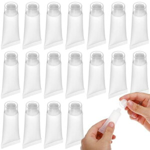 KESYOO詰め替えチューブトラベルボトルシャンプーボトル小分けケース10ML漏れ防止コスメ用詰替え容器プラスチック化粧品洗顔料乳液シャンプー詰め替え出張用旅行用50個
