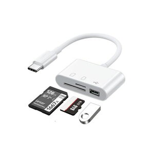 TypeCSD�J�[�h���[�_�g���v��USB/TF/SD�J�[�h�J�����J�[�h���[�_���@�\�f�[�^�]���ɐݒ�s�v�ʐ^�A�r�f�I�A�f��̑o�����]�����T�|�[�g�g�ѓd�b�A�^�u���b�gMac�A���h���C�h��PC