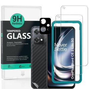 Ibywind �Ή� Oneplus Nord CE 2 Lite 5G �K���X�t�B���� 2 ���ی�t�B���� �K�C�h�g�t�� �����Y�J�o�[(1��)�w�ʃV�[�g(1��) ���菝�h�~�ϏՌ��d�x 9H�����K���X�t�B�����y���炩�Ȏ�G��z�y�C�A�[�c