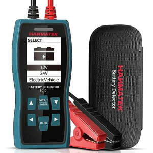 HANMATEK�o�b�e���[�e�X�^�[�A12V/24V�o�b�e���[�`�F�b�J�[�A100-2000CCA�e�X�^�[�A������/�A�C�h�����O�X�g�b�v��/�g���b�N/���[�o�C�N/ATV/SUV/�{�[�g/���b�g�������{��戵���t��BT10