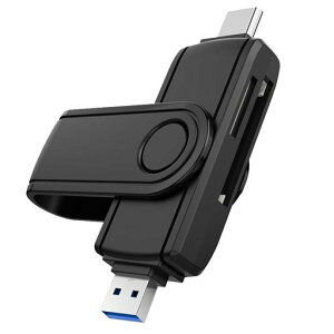 ParishopSD�J�[�h���[�_�[�y2-in-1�z�}�C�N��SD�J�[�h���[�_�[Type-C/USB3.0�������]��OTG�Ή�Android�^�u���b�g/�X�}�z/iPhone17/16/15�V���[�Y/Windows