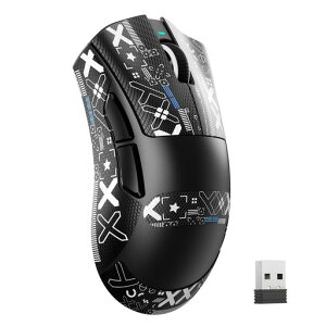ATTACKSHARKV3�y��62g���C�����X�Q�[�~���O�}�E�X�L���������Ή�3���[�h�ڑ�(2.4G/BT/USB-C)BK52820�`�b�v����PAW3311���w�Z���T�[25000dpi1����ϋv�X�C�b�`��e�ʃo�b�e���[