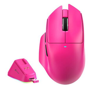 ATTACK SHARK V6 �Q�[�~���O�}�E�X 3���[�h ���C�����X Bluetooth/2.4GHz/�L�� �y�� 65g���y�� BK52820 �����\�`�b�v���� PAW3311���w�Z���T�[�ő�25,000 DPI 40G�����x ���C�[�d�h�b�N�t��