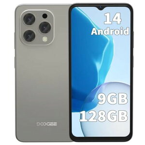 DOOGEEN55�X�}�[�g�t�H���{��SIM�t���[4G�Ή�9GB+128GB(1TB�g��)6.56�C���`HD+����13MP+8MPAI�f���A���J�����f���A��SIM8�R�ACPU5150mAh��e�ʃo�b�e���[Android14