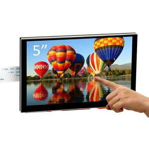 OSOYOO 5�C���`TFT �^�b�`�X�N���[�� DSI�R�l�N�^ LCD�f�B�X�v���C���j�^�[ 800x480�𑜓x ���Y�x���[�p�C2 3 3 4 B+ raspberry pi 5 �p ���{��������t��