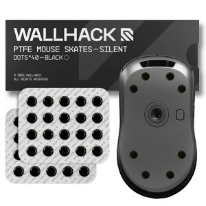 WALLHACK �}�E�X�\�[�� �É�PTFE �h�b�g�^ �ėp �Q�[�~���O�}�E�X �X�s�[�h �R���g���[�� �o�����X �z�K���X���Ή� �ȒP���� �u���b�N 7mm