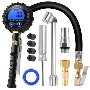 �y�A�b�v�O���[�h�ŁzOOWOLF�G�A�Q�[�W�G�A�`���b�N�K���^�C���Q�[�W�f�W�^����200PSI/1400kPA��C���Q�[�W�����x��C�������C�����C����������&���]�Ԍ��pLCD�f�W�^���\��10PCS