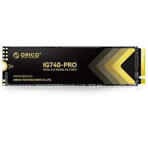 ORICOIG740PRO2TB�Y�Ɨp����SSD-PCIe4.0M.2NVMe2280�ǎ摬�x7450MB/s�������x6500MB/s���ϋv3DTLCNAND����1200TBW