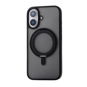 �G���R�� iPhone 16 �P�[�X �X�^���h�@�\ �}�O�l�b�g�����O �}�O�l�b�g MAGKEEP �n�C�u���b�h ���C�����X�[�d�Ή� 4�p�G�A�[�N�b�V���� �u���b�N PM-A24AMAGSTBK