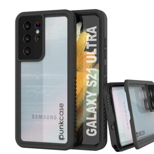 PunkCaseGalaxyS21Ultra�h���P�[�X[�G�N�X�g���[���V���[�Y][�X�����t�B�b�g][IP68�F��][�ϏՌ���][�h����][�ϐᐫ]�A�[�}�[�J�o�[GalaxyS21Ultra5G(6.8�C���`)(2021)