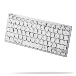 �G���R�� Bluetooth �}���`�y�A�����O �~�j�L�[�{�[�h �p���^�O���t�� �y�ʁE���^ 3�䓯���y�A�����O mac OS/iPad OS/Window OS�Ή� �V���o�[ TK-FBP102SV/EC
