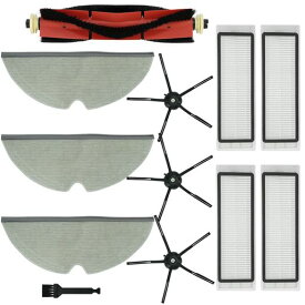 BBTE5ロボット掃除機アクセサリーセットE4サイドブラシS6PureモップクロスS6MaxVメインブラシS5Maxエアフィルターモップフィルター11点セット