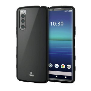 �G���R��Xperia5II�P�[�X�n�C�u���b�h�ϏՌ�TOUGHSLIMLITE�u���b�NPM-X203TSLBK