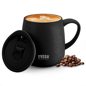 TYESO �}�O�J�b�v �W�t�� 473ml �Z���~�b�N�R�[�e�B���O �^��f�M �X�e�����X�� �ۉ� �ۗ� ��d�\�� �R�[�q�[�J�b�v �ƒ�p �I�t�B�X �v���[���g