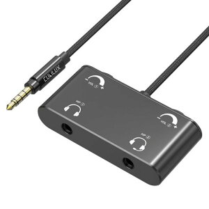 Cubilux 3.5mm �f���A���w�b�h�t�H���X�v���b�^�[ �{�����[���R���g���[���t�� 1/8�_�u���C���z���R�l�N�^�[ 2�l�p�I�[�f�B�I�X�v���b�^�[ ��s�@ �d�� ���s�p ���y���L�A�_�v�^�[
