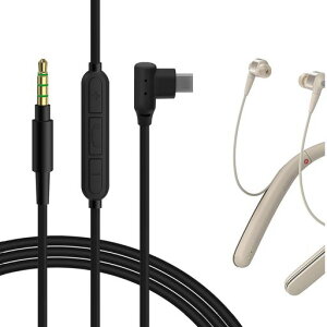 Geekria�P�[�u���݊����I�[�f�B�I�R�[�h�\�j�[SonyWI-1000XMDR-EX750BT�W�F�C�u�C�V�[JVCHA-FD70BTHA-FX99XBT�w�b�h�z���P�[�u���AMicro-USB�ɓK������