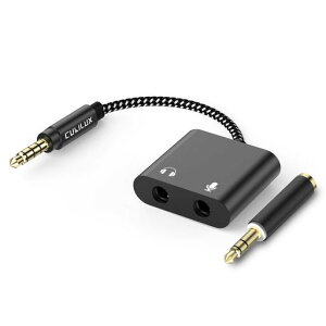 Cubilux �w�b�h�z�� �}�C�N�ϊ��A�_�v�^�[�A3.5mm �C���z�� �}�C�N ���z�P�[�u���A�~�j�W���b�N �I�[�f�B�I �}�C�N �X�v���b�^�[�A4�ɃI�X - 3�Ƀ��Xx2 ����