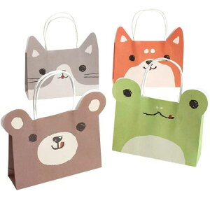 moinmoin���b�s���O�A�j�}���t�F�C�X����4��Z�b�g17.5x12.5x5cm/���L�����邭��/����яo����񂰑܃o�b�O�J���t���I�����W�O���[���u���E���O���[2307ra422