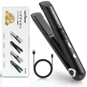 KEYNICE�R�[�h���X�w�A�A�C�����X�g���[�g�����Y�~�j2way�J�[�������Ԏg�pusb�[�d��Max205°C3�i�K���x���ߎ����^�я��^���C�����X�|�[�`�t�����e�VKN-2606�u���b�N