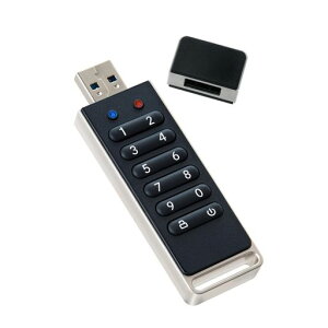 �Z���`�����[LockU64GB�p�X���[�h�{�^���t���Z�L�����e�BUSB������USB5Gbps�ڑ�LOCKU-64G_FP