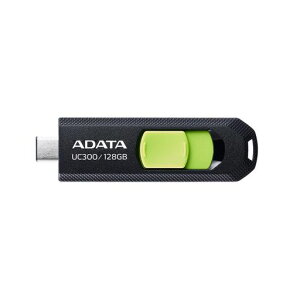 �y�G�C�f�[�^�z USB������ UC300 �u���b�N/�O���[�� 128GB USB Type-C �ő�Ǎ����x100MB/�b ACHO-UC300-128G-RBK/GN-I