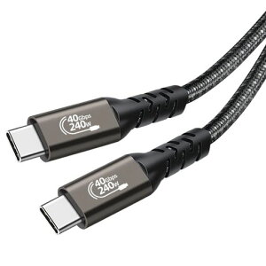 Thunderbolt4P[u0.5mUSB4ΉPopolier[USB-IFF/240Wo/40Gbpsf[^]/8K@60Hzfo]T_[{g4P[uϋviC҂݉ʌ݊