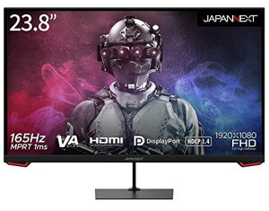 JAPANNEXT23.8C`Q[~Oj^[165Hz1mstHD1920x1080𑜓xVAplfBXvC(HDMI/DisplayPort/VESAΉ/u[CgJbg/p178°)