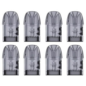FOR ���[�E�F�� Caliburn A3S Pod �d�q�^�o�R�����pPOD Caliburn A3S/A3/AK3�����pPod �d�q���΂��p�J�[�g���b�W VAPE 2ml �|�b�h �j�R�`���Ȃ� ���L�b�h�Ȃ� 8���� (1.0ohm)