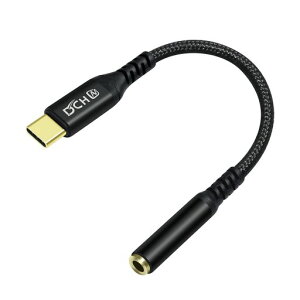 DCHAV USB �I�[�f�B�I �ϊ� �A�_�v�^ �P�[�u�� USB C �C���z���W���b�N �w�b�h�t�H���W���b�N �ϊ� Type-C 3.5mm �X�e���I�~�j�[�q TRRS/4�� USB �ϊ� �i�C�����҂� DAC�`�b�v�t�� 24bits/96KHz�Ή�