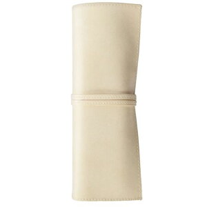 サキ(Saki)ロールペンケース合皮オフホワイトP-660OW