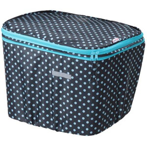 川住製作所(KawasumiSeisakusyo)2段式前カゴカバーブラックドットKW-540BD