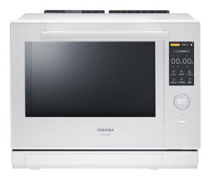 TOSHIBA(����) �X�`�[���I�[�u�������W �Ηq�h�[�� 30L ER-YD7000(W) �O�����z���C�g 2�i���� ��ԂȂ�������� �X�}�[�g�t�H���A�g �t���b�g�e�[�u�� �ȒP���� �d�q�����W