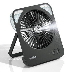 HandFan ����@ �g�у~�X�g�t�@�� 4000mAh��e�ʃo�b�e���[���� ���^��@ �ő�21���ԘA���g�p �É� 3�i�K���ʒ��� 180°�p�x���߉\ TYPE-C�[�d �莝��/���u��/�Ǌ|��/�݂艺�� ���[�֗��c