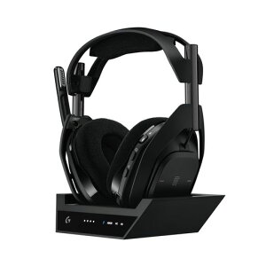 Logicool G �Q�[�~���O�w�b�h�Z�b�g ASTRO A50 X LIGHTSPEED A50X-BK ���C�����X �w�b�h�Z�b�g + �x�[�X�X�e�[�V���� �~�b�N�X�A���v ���� �}�C�N�t�� �[�d 24���ԘA���g�p�\ �y�� 363g Bluetooth