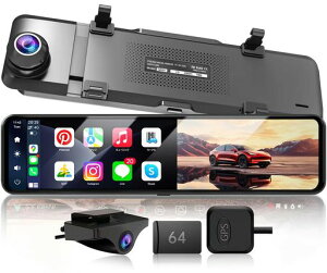 JADO �h���C�u���R�[�_�[ �~���[�^ CarPlay��AndroidAuto�y�ŐV �g��Y�[���@�\ EU�V�����@�Ă̍��ϋv TypeC�z�l���ŋ��������� �f�W�^���J���� �O��J���� �h�����R GPS WDR HDR ���N����ԈÎ��c