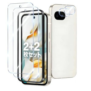 �y2+2�zpixel 9a �K���X�t�B���� 2��+�J�����ی� 2�� �\�ʍd�x9H �O�[�O���s�N�Z��9a �ی�t�B���� �C�A�[�� �Ռ� google pixel 9a �p�� �t�B���� ���N���A�ȉ掿 ������A�ϖ����A�w��F�ؑΉ��A�c