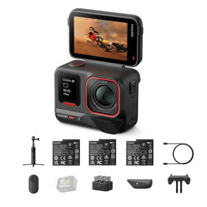 Insta360 Ace Pro 2 - �N���G�C�^�[�L�b�g(�V�^) ���C�J�Ƃ̋����J���ɂ��h���d�l��8K�A�N�V�����J�����B1/1.3�C���`�Z���T�[�A�f���A��AI�`�b�v �Ï����\ �I�[�f�B�I�A�t���b�v���X�N���[��&�c