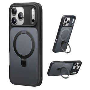 �y11�N�̏��S�J�� ���ϋv�X�^���h�\���zCASEKOO for iPhone 17 Pro �P�[�X�y3�{�ČRMIL�K�i �ϏՌ�/MagSafe�Ή��z�B���X�^���h �c�����đΉ� �����O�@�\ �}�b�g�d�グ �w��h�~ ���ϖh�~ ������ �X�c