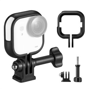 K&F CONCEPT Insta360 Go Ultra ��p �g���ی�t���[�� - ����&1/4�C���`�A�_�v�^�[�t�� �y��6g �A�N�V�����J�����p�A�N�Z�T���[ ���O���\ �J�������W���[���ی� �Ռ��h�~ �ėp��